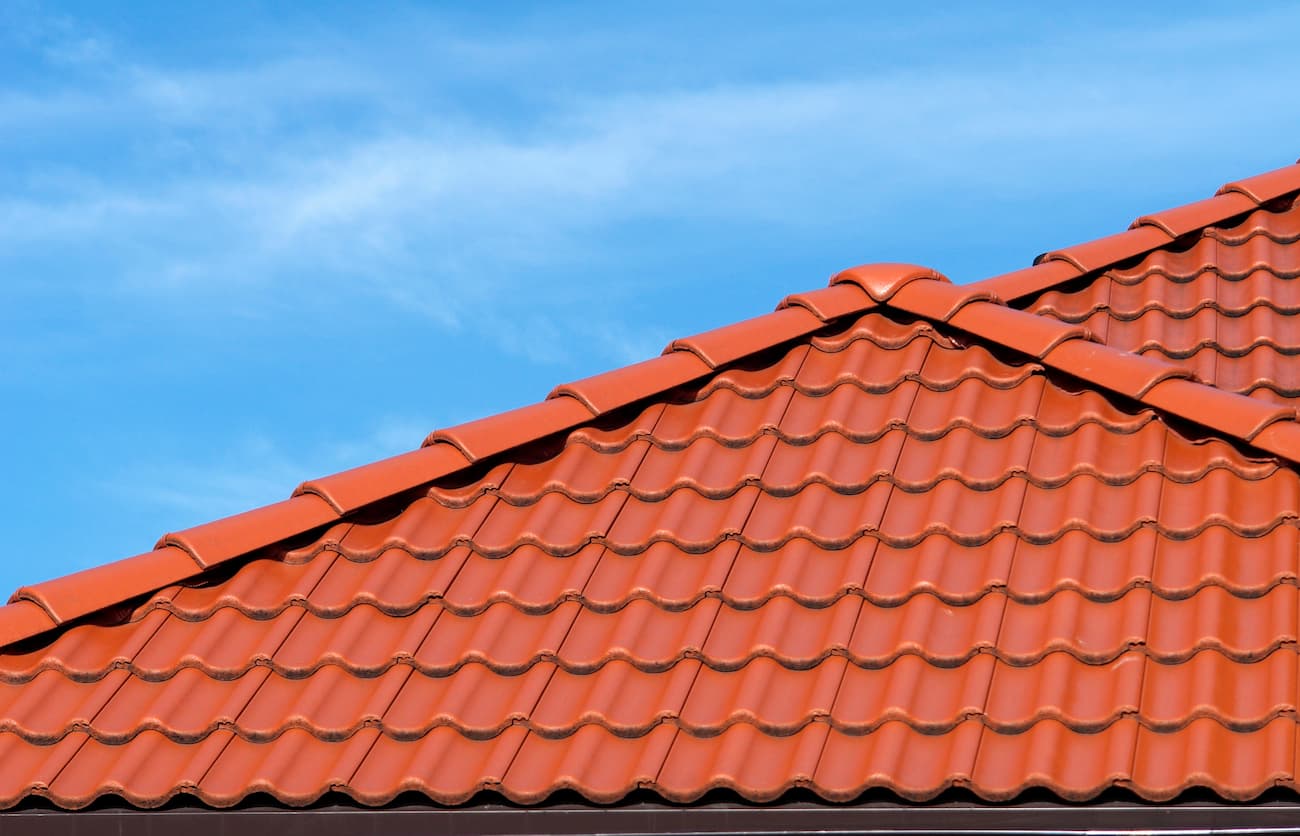 Tile Roof on a house